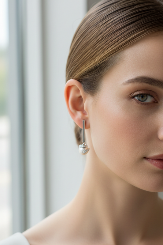 Earrings in 14k gold