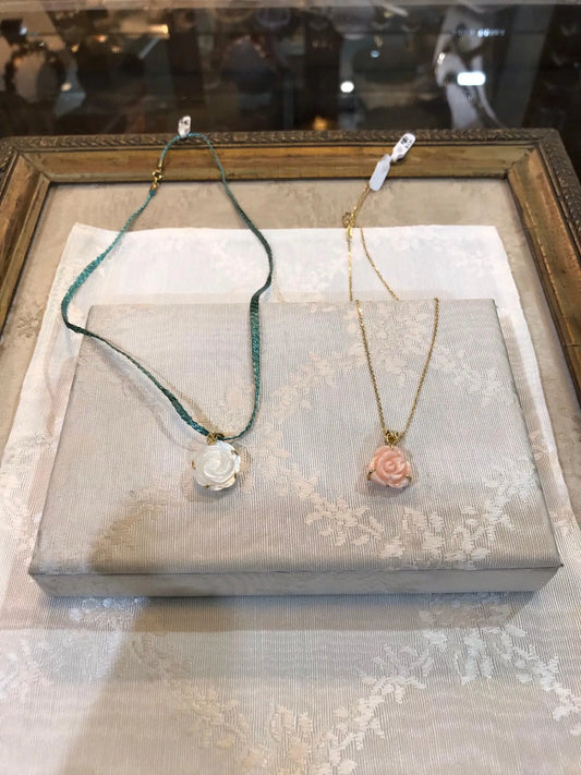 Flower medallion with gold, mother of pearl and 14k Gold, Medallion, Vintage Jewelry, Handmade pendant, Greek Jewelry - Dinos-Virginia