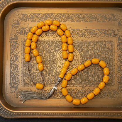 Authentic Amber Komboloi (Amber Rosary) (ROS-39)
