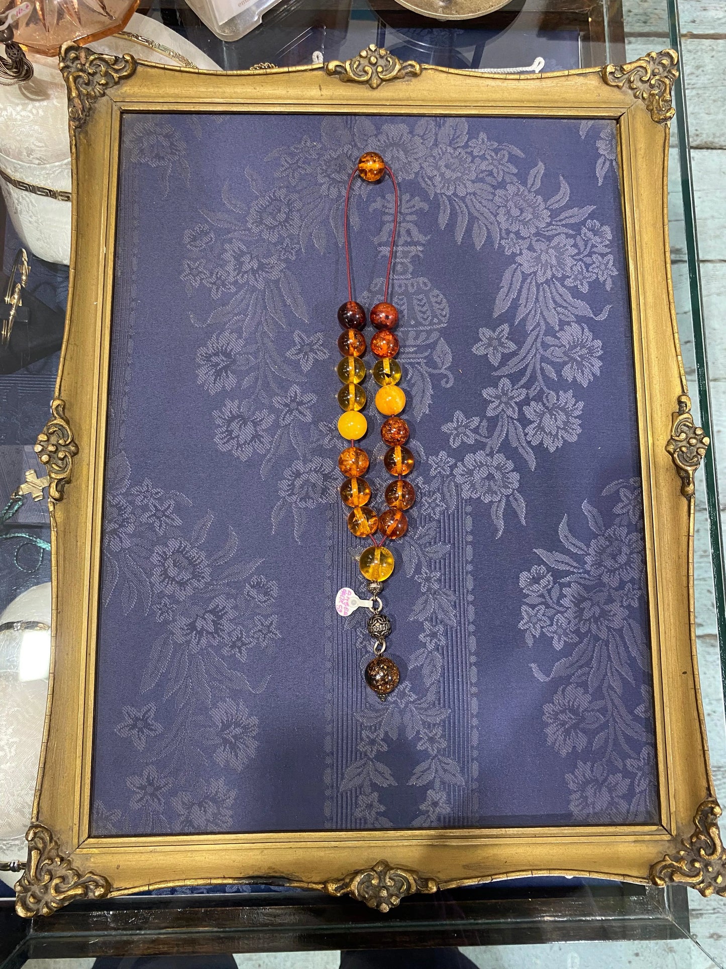 Authentic Baltic Amber Komboloi (ROS-09) - Dinos-Virginia