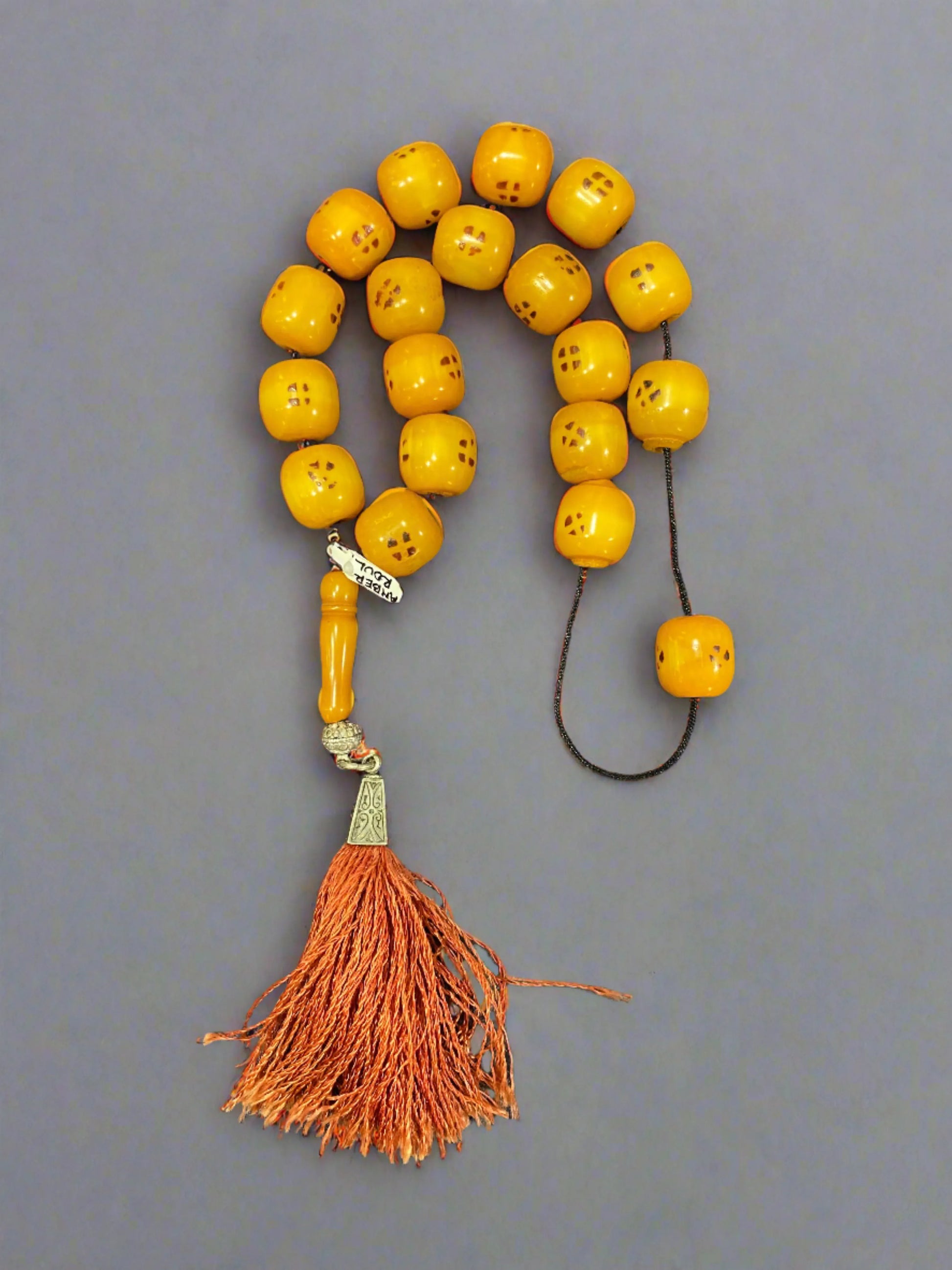 Authentic Mastic Amber Komboloi - Dinos-Virginia