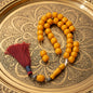 Authentic Old Amber Komboloi, Collectible (Old Amber Rosary) (ROS-45)
