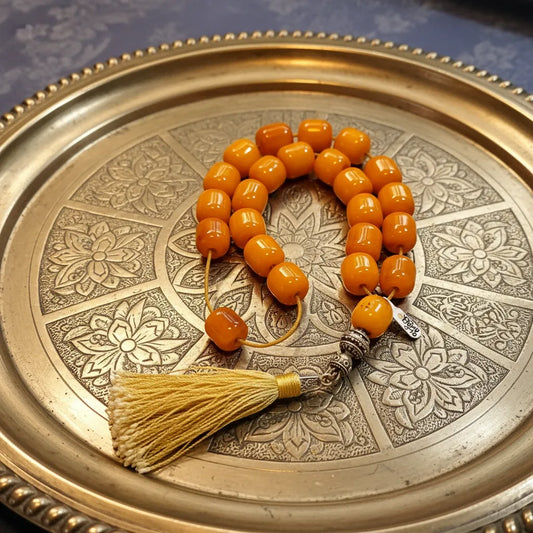 Authentic Old Amber Komboloi (ROS-54)