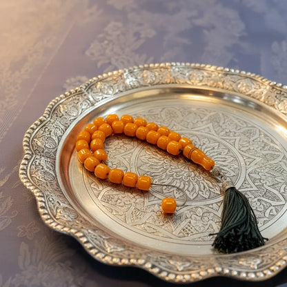 Authentic Old Faturan Komboloi (Old Amber Rosary) (ROS-42)