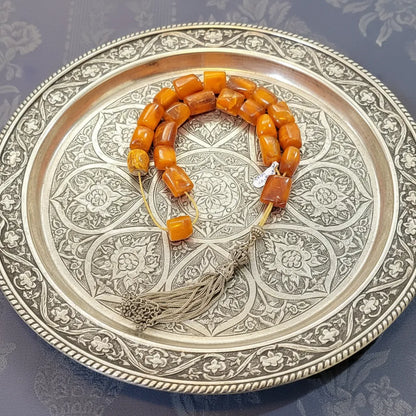 Authentic Old Kachraman Amber Komboloi (ROS-57)