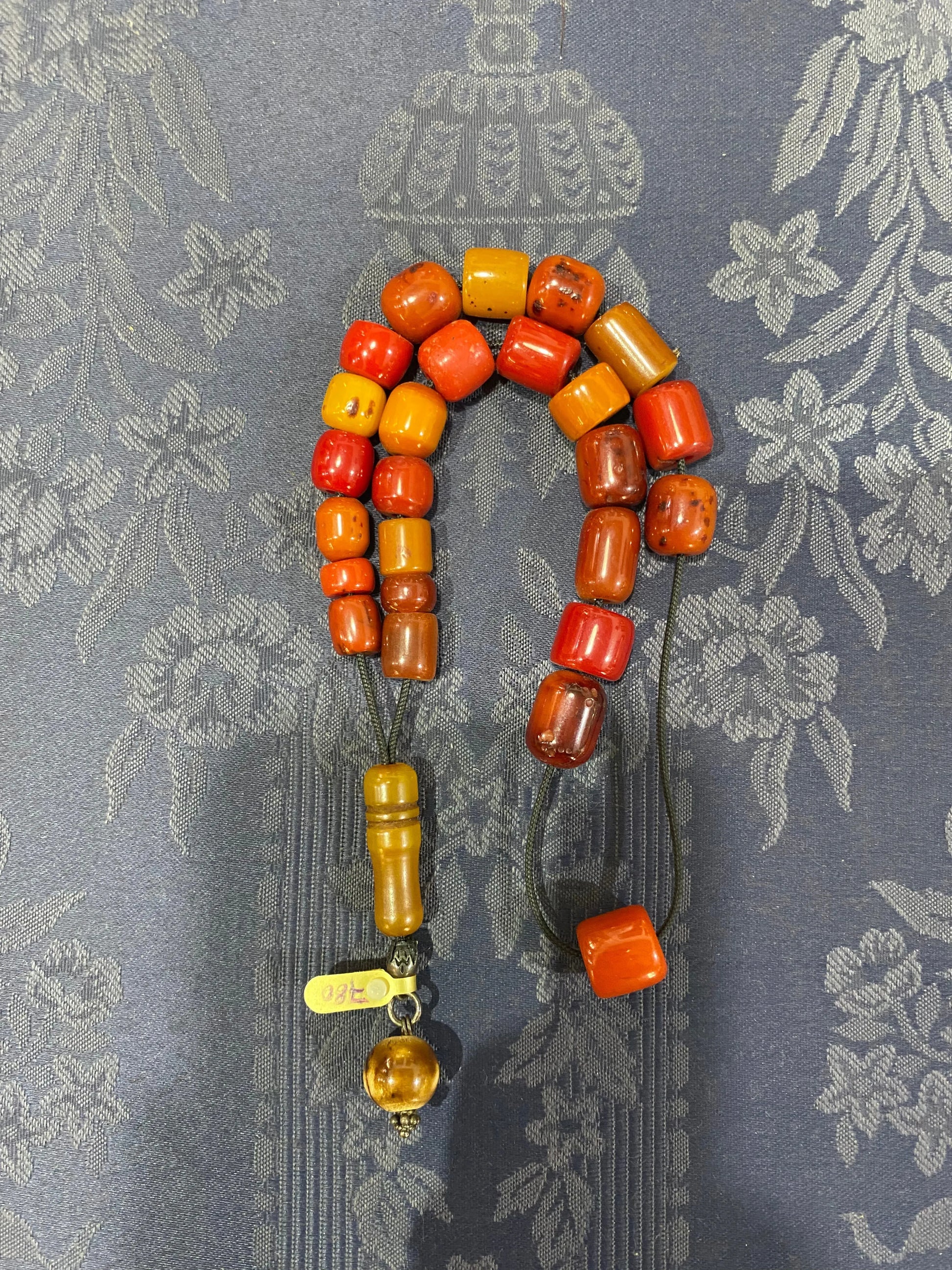 Authentic Red Amber Komboloi - Dinos-Virginia