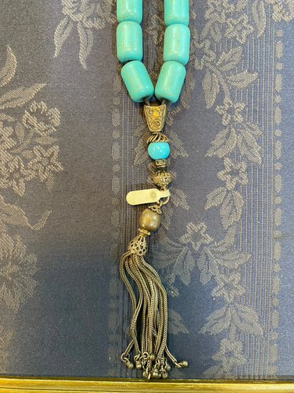 Authentic Turquoise Komboloi (ROS-21) - Dinos-Virginia