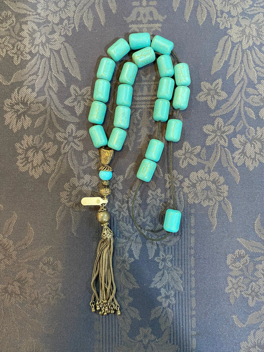 Authentic Turquoise Komboloi (ROS-21) - Dinos-Virginia