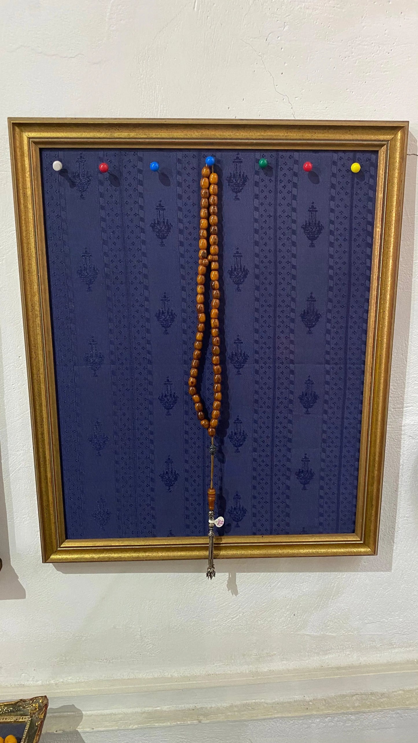 Authentic Vintage Amber Old Gum Komboloi (ROS-31) - Dinos-Virginia