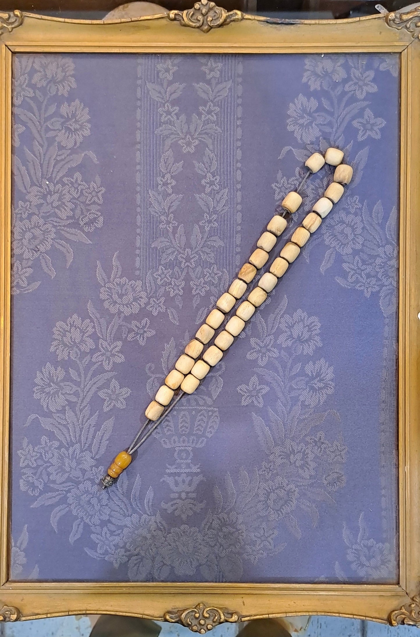 Authentic Vintage Bone Komboloi (ROS-64) - Dinos-Virginia