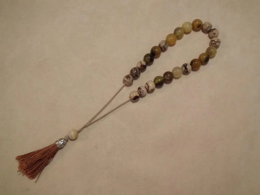 Authentic Vintage Jasper Komboloi (ROS-37) - Dinos-Virginia