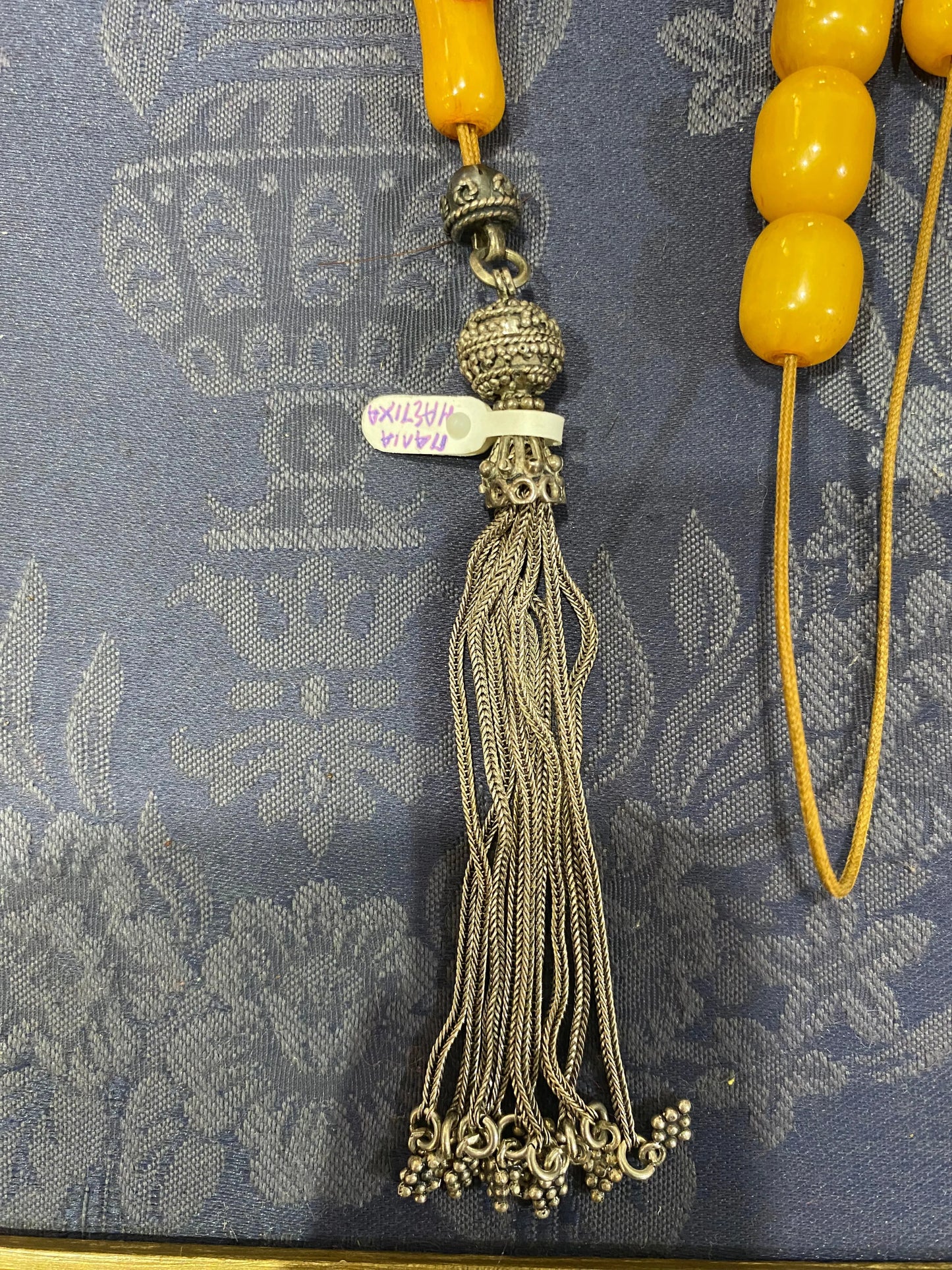 Authentic Vintage Mastic Amber Komboloi - Dinos-Virginia