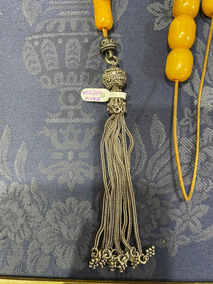 Authentic Vintage Mastic Amber Komboloi - Dinos-Virginia