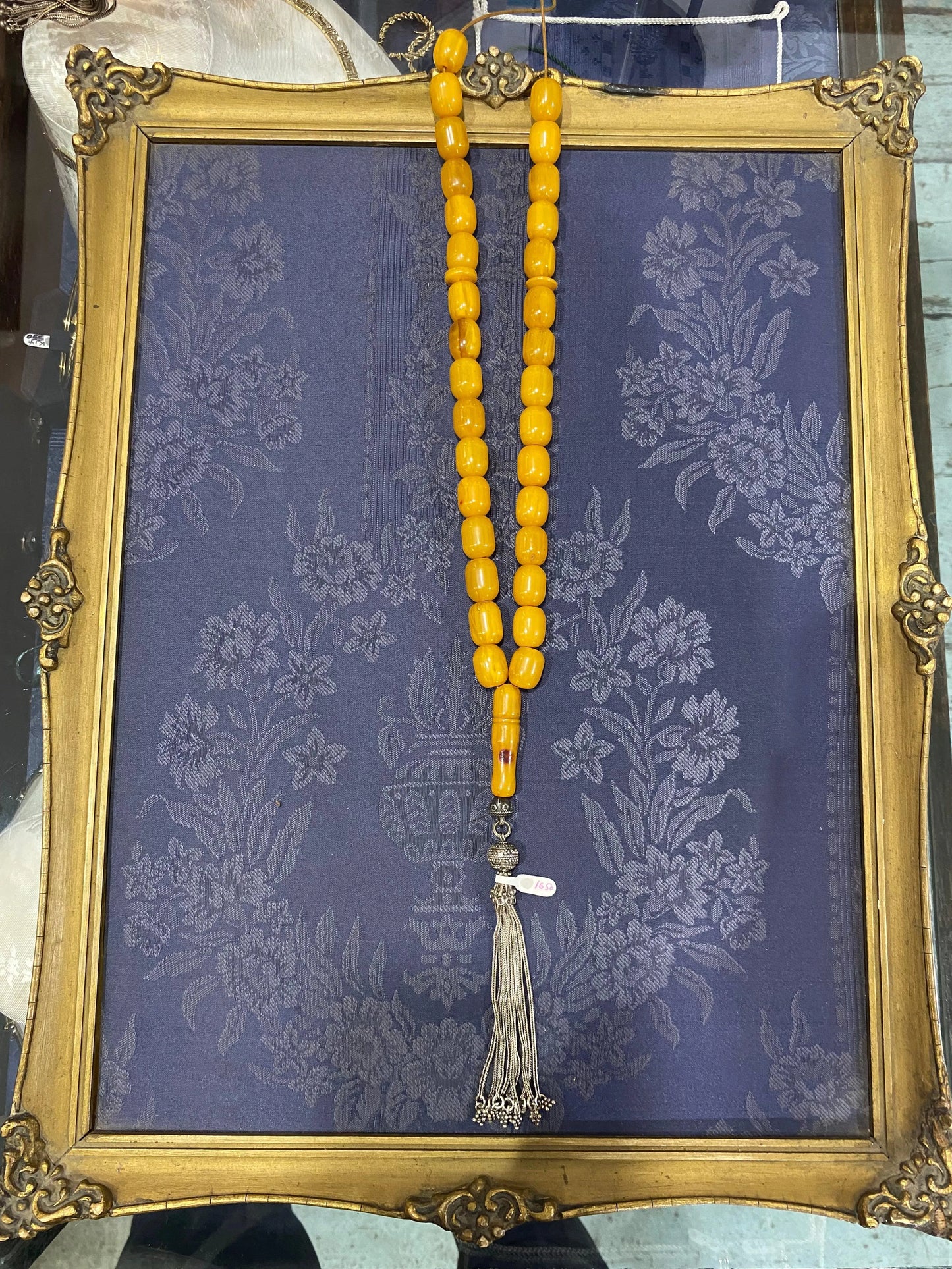 Authentic Vintage Mastic Amber Komboloi - Dinos-Virginia