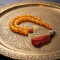 Authentic old amber komboloi (Old Amber Rosary) (ROS-49)