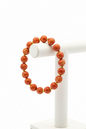 Bracelet in Red Coral Gemstones and 18k gold elements (C-11)