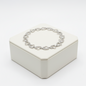 Bracelet in white gold, 14k, heart bracelet (C-13)