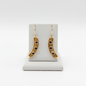 Earrings in 14k gold with Garnet - Dinos Virginia Jewelry