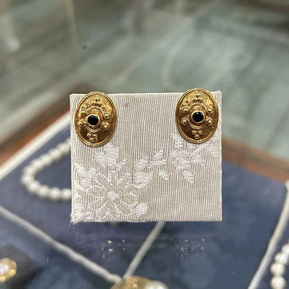 Earrings in 18k gold (AG-35) - Dinos Virginia Jewelry