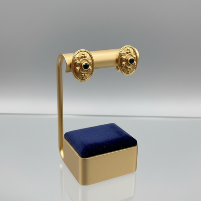 Earrings in 18k gold (AG-35) - Dinos Virginia Jewelry