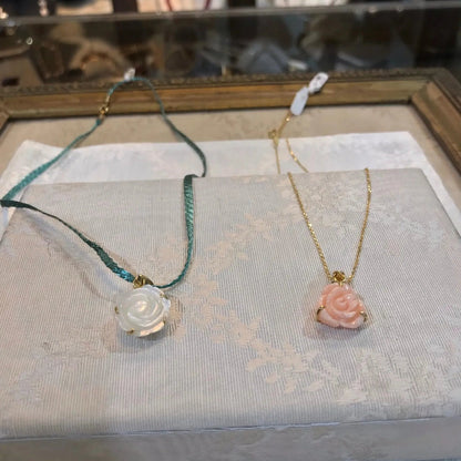 Flower medallion with gold, mother of pearl and 14k Gold, Medallion, Vintage Jewelry, Handmade pendant, Greek Jewelry - Dinos-Virginia