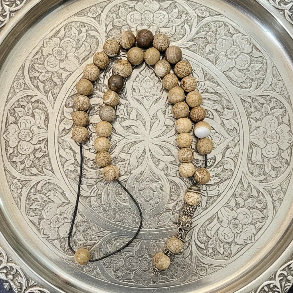 Komboloi with jasper beads (Jasper Rosary) (ROS-60)