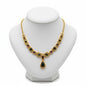 Necklace in 18k Gold with Pine Tree Tourmalines, Melon Tourmalines (PE-102)