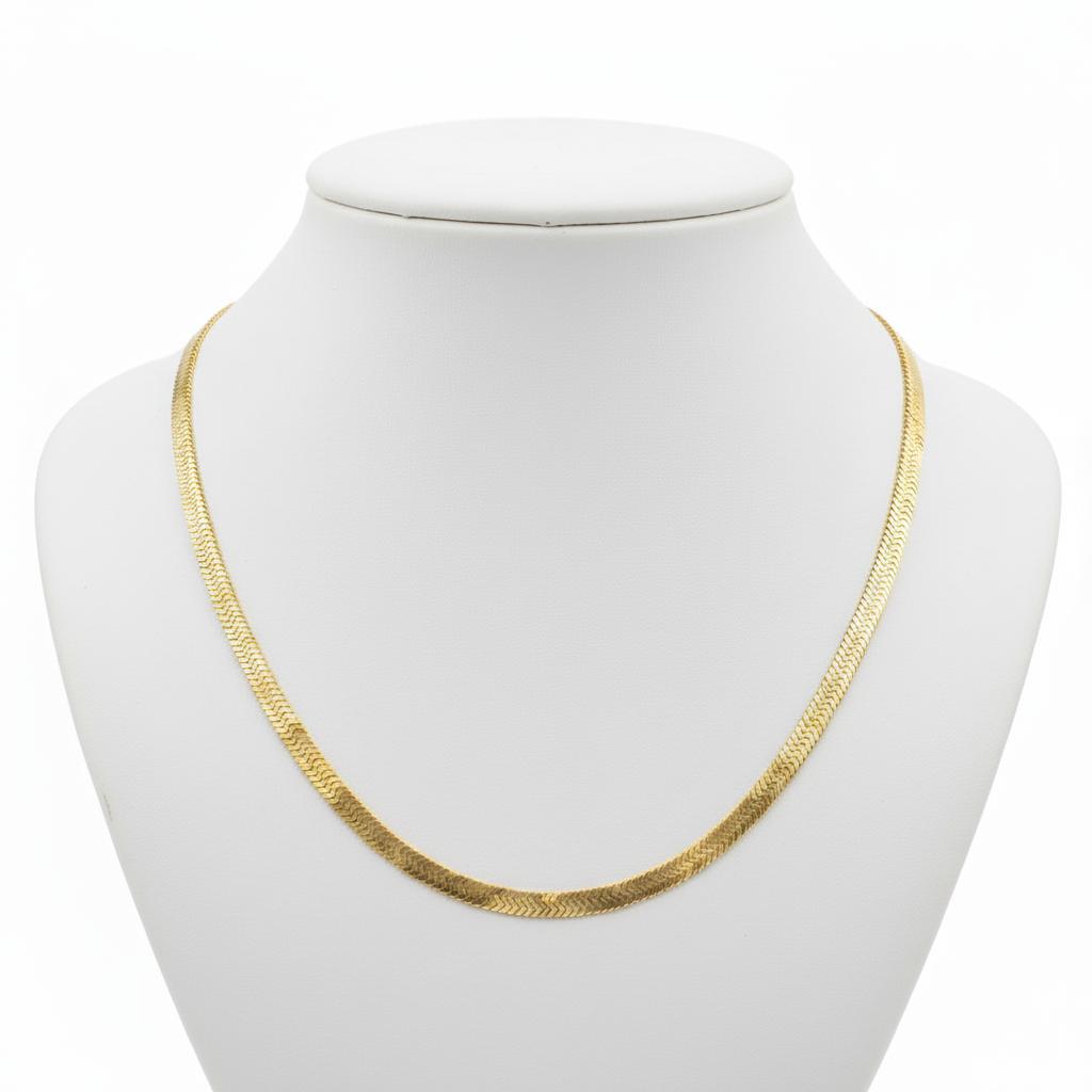Gold Necklace in 18k Gold - Elegant and Timeless Jewelry - Dinos Virginia Jewelry