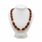Necklace in 18k gold with Baltic Amber (PE-68)