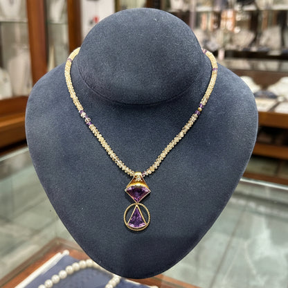 Necklace in 18k gold