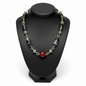 Necklace in Sterling Silver with Carnelian and Old Sardonyx (PE-33)