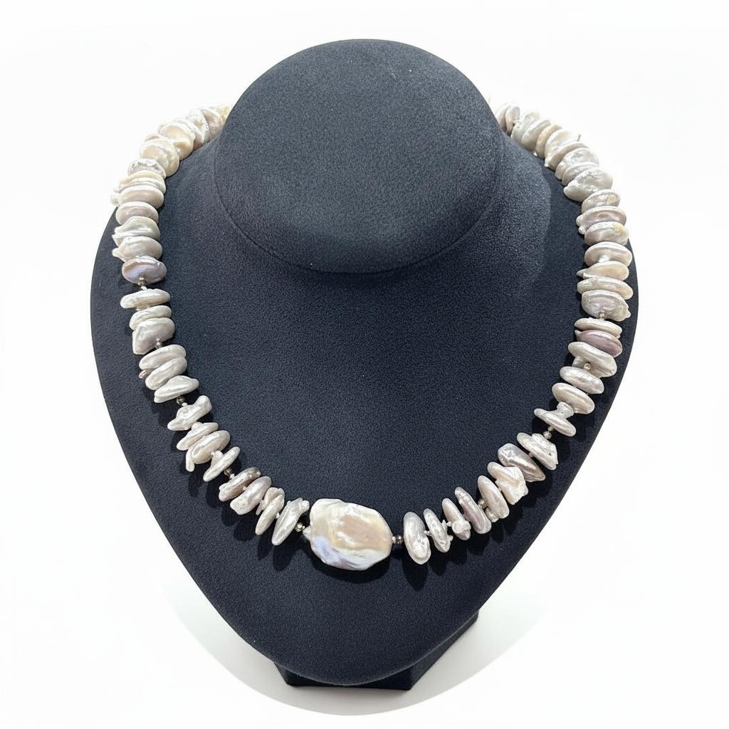 Necklace in gemstones (PE-106)