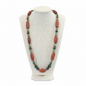 Necklace in sterling silver with old benzahir stones and old carnelian (PE-69C)