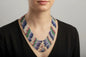 Necklaces in Pink Sapphire, Rubies, Emeralds gemstones & 18k gold elements