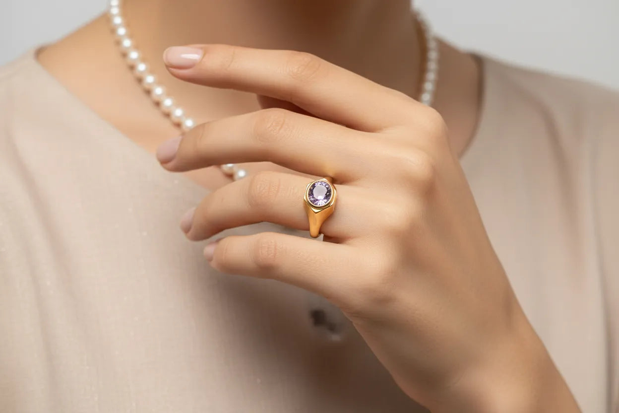 Ring in 18k gold