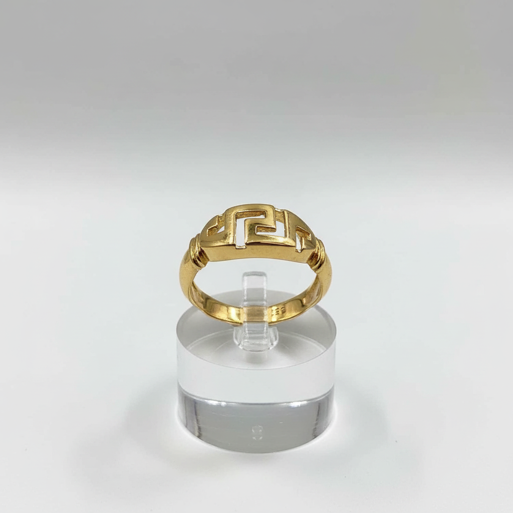 Ring in 18k gold, Meander (B-151) - Dinos Virginia Jewelry