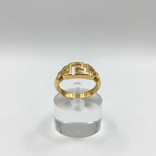 Ring in 18k gold, Meander (B-151) - Dinos Virginia Jewelry