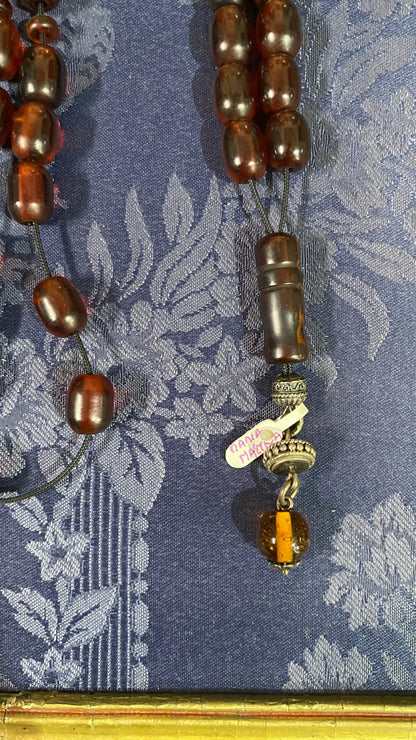 Authentic Old Mastic Amber Komboloi - Dinos-Virginia