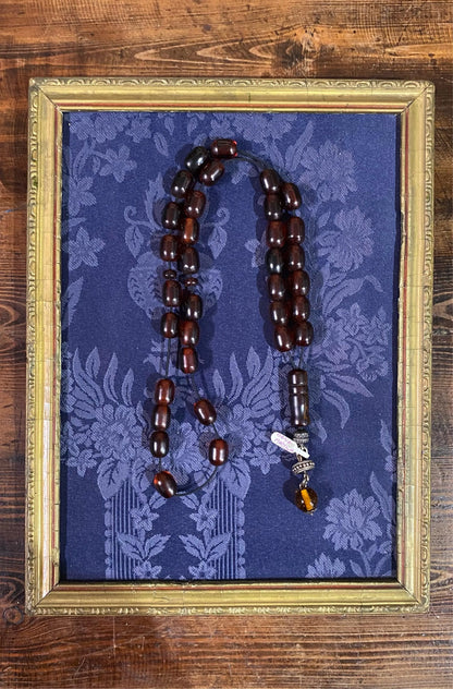 Authentic Old Mastic Amber Komboloi - Dinos-Virginia