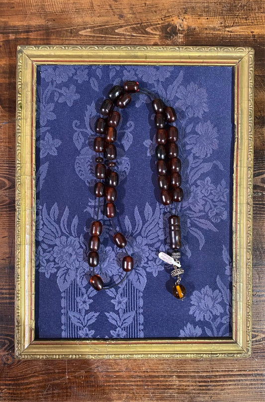 Authentic Old Mastic Amber Komboloi - Dinos-Virginia